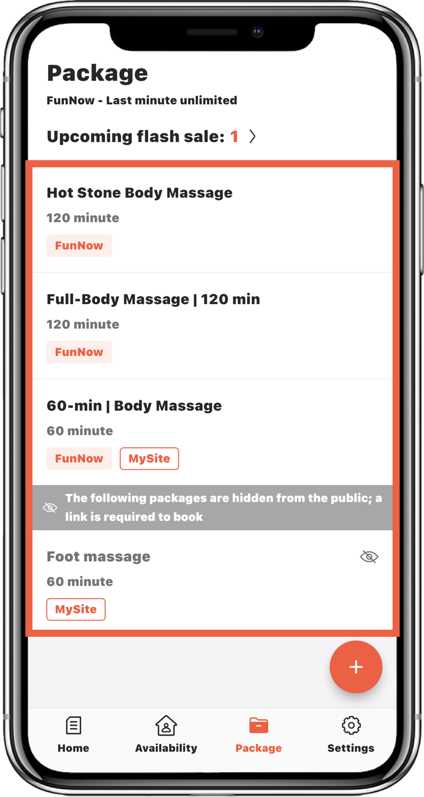 Package Page Function Explanation